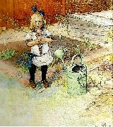 Carl Larsson den underliga dockan oil